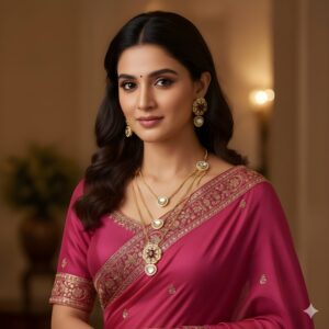 Kazaara | The Ember Bloom Layered Necklace Set