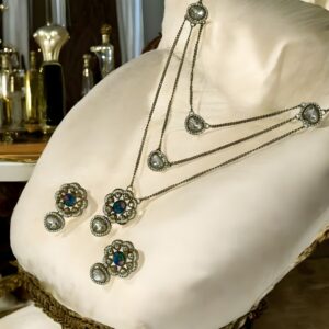 Kazaara | The Mystical Ember Layered Necklace Set