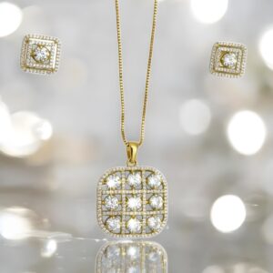 Kazaara | The Stellar Grid Pendant Set
