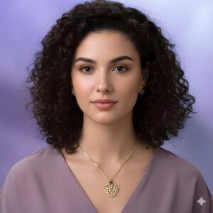 Kazaara | Violet Vine AD Pendant Set