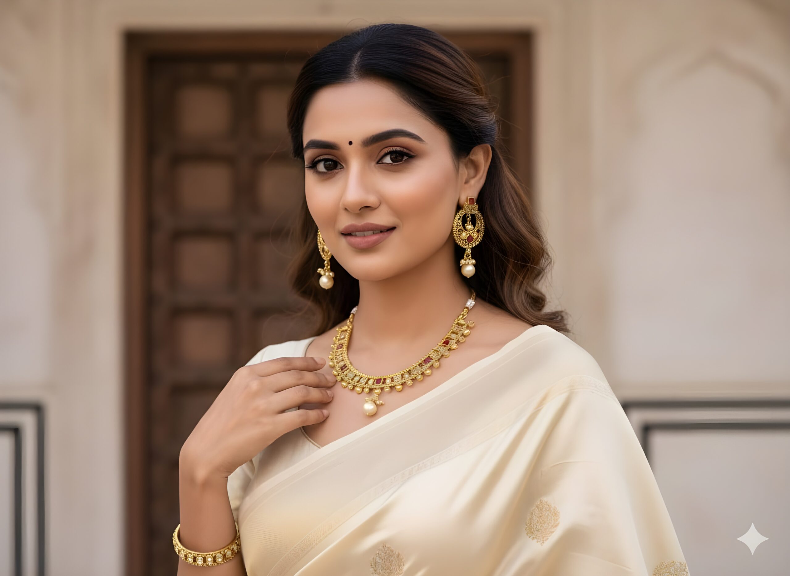 Kazaara | Heritage Garnet Necklace Set