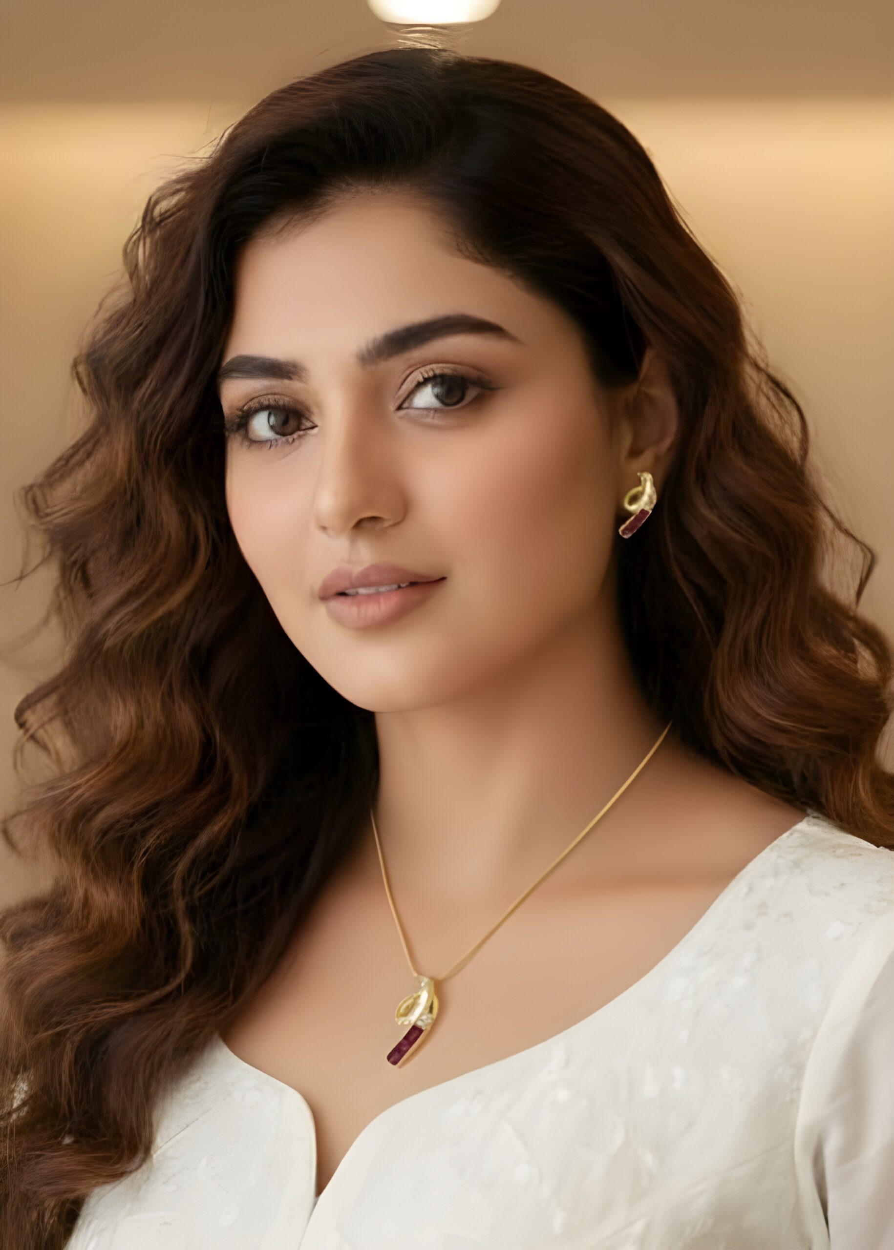 Kazaara | Crimson Ribbon Pendant Set - Image 2