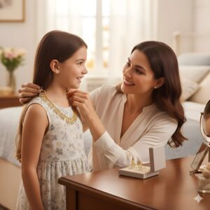 Kazaara | Golden Vine AD Necklace Set