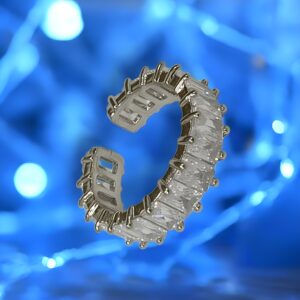 Kazaara | Radiant Eternity Adjustable Ring