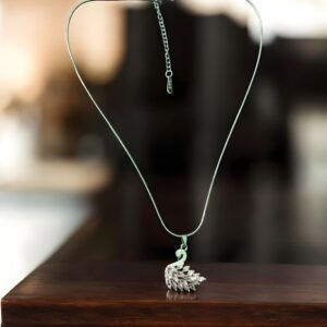 Kazaara | The 'Blushing Swan' Minimalist Pendant Chain