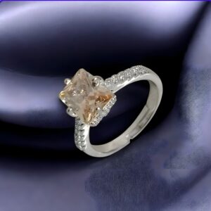 Kazaara | Champagne Radiance Adjustable Ring