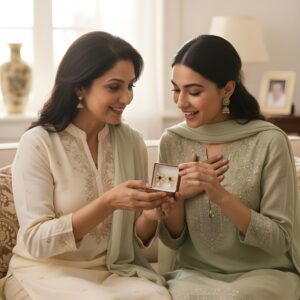 Kazaara | Emerald Bow Drop Earrings