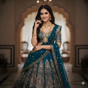 Kazaara | Heritage Cascade Double-Layered Necklace Set