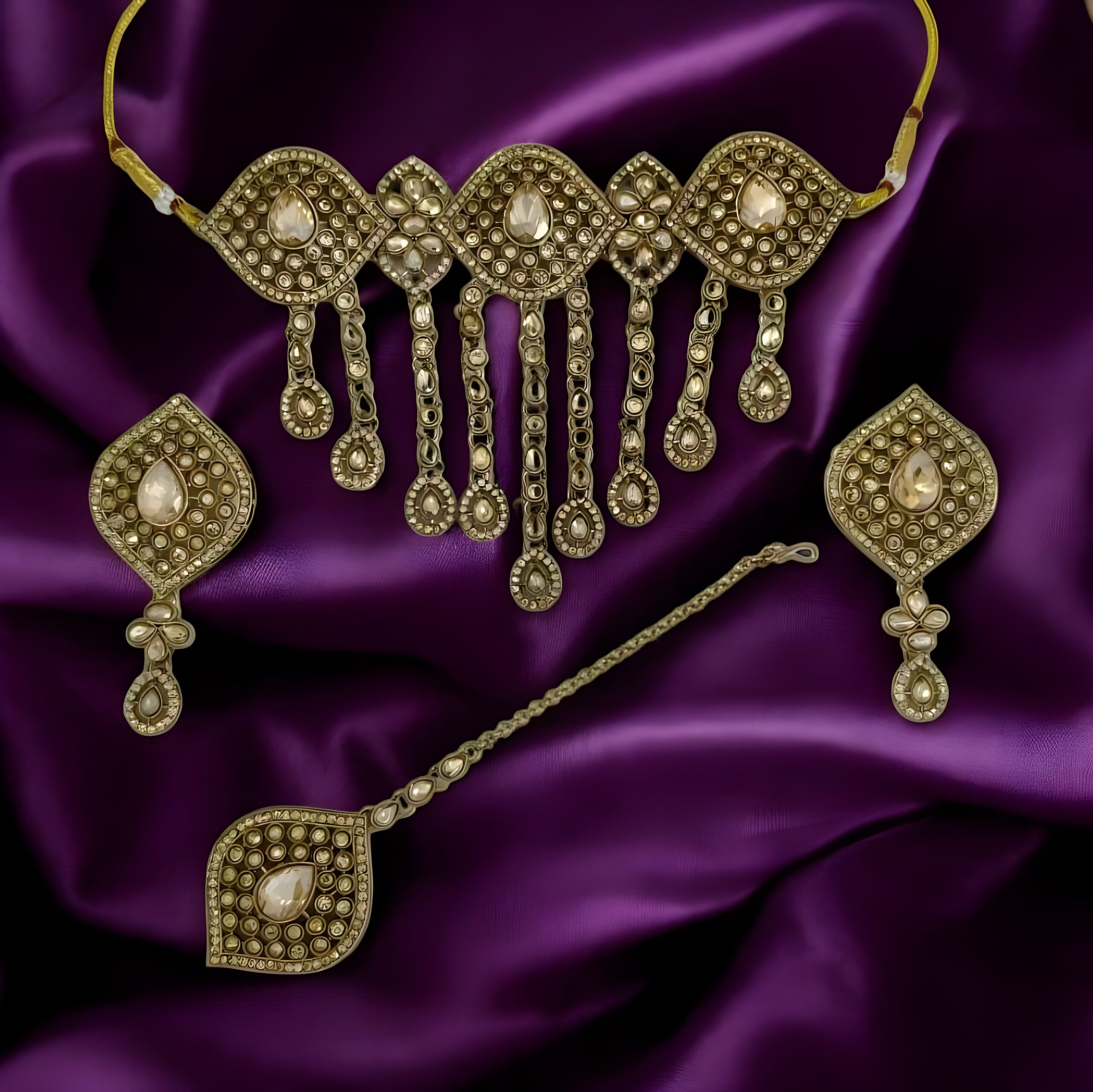 Kazaara | Heritage Drop Choker Set