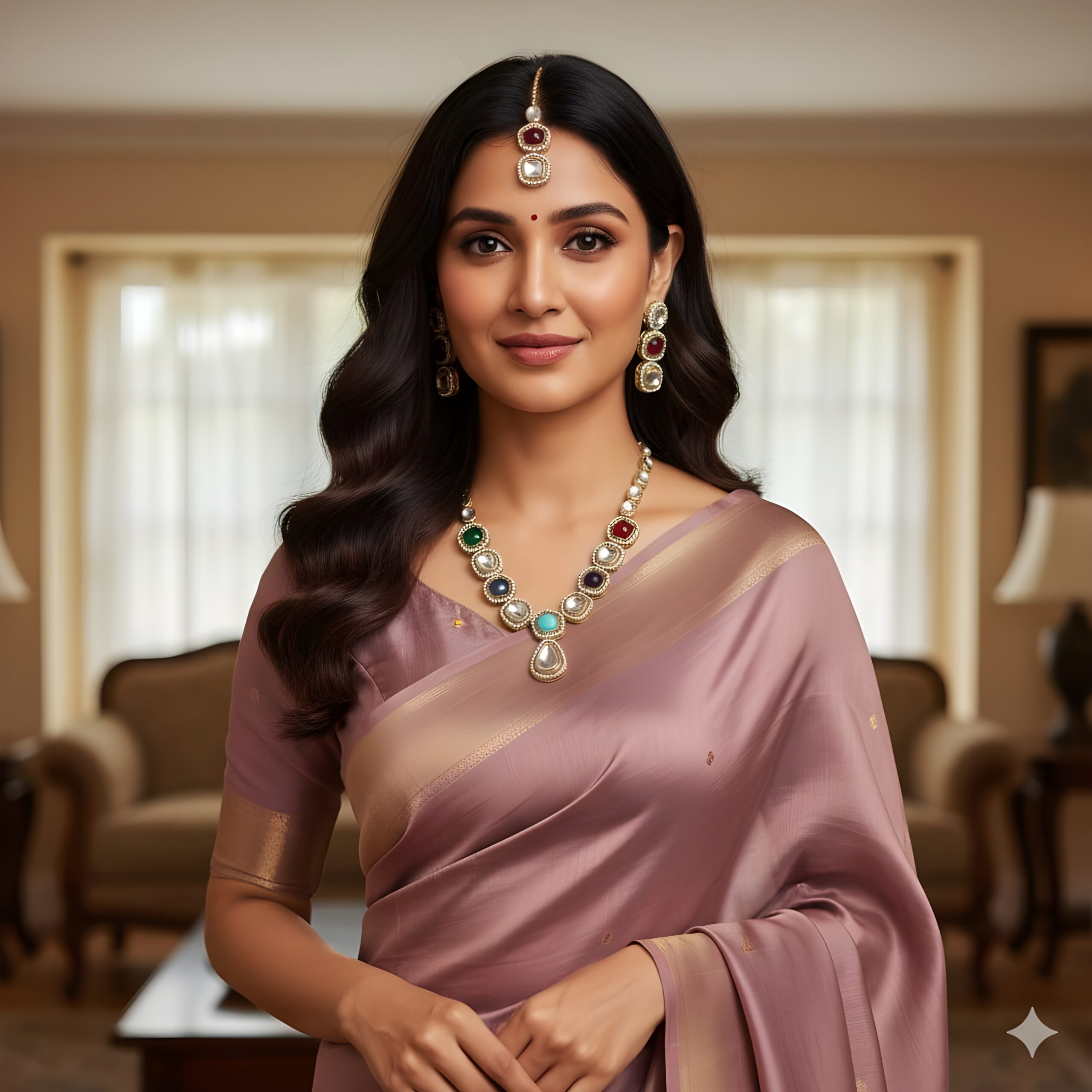 Kazaara | Multicolor Mosaic Necklace Set