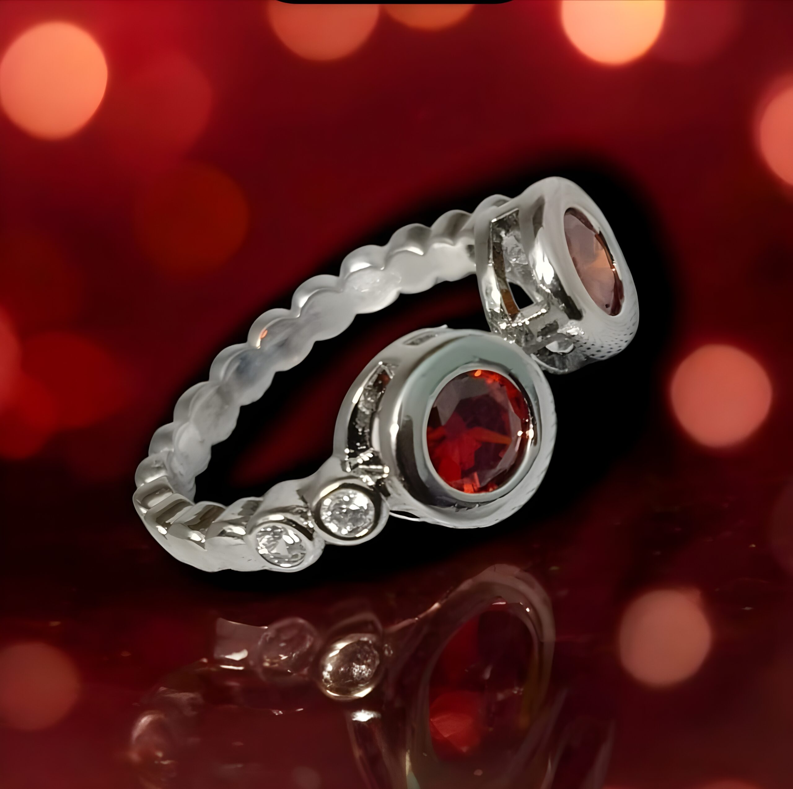 Kazaara | Sunset Duo Adjustable Ring - Image 3